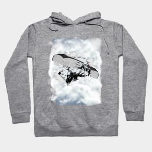 You can fly. Paragliding in the clouds Hoodie